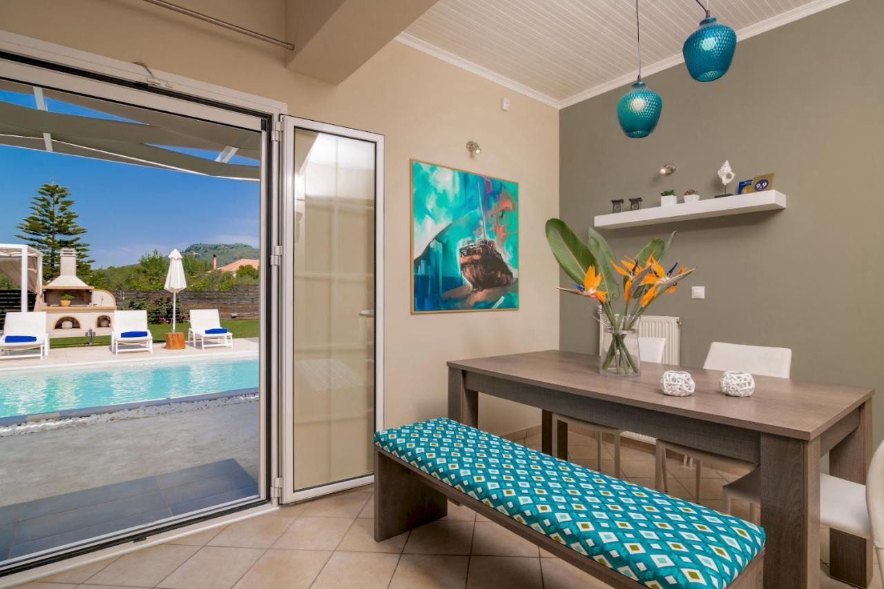Madini Luxury Villa With Private Heated Pool Vanato Exteriör bild