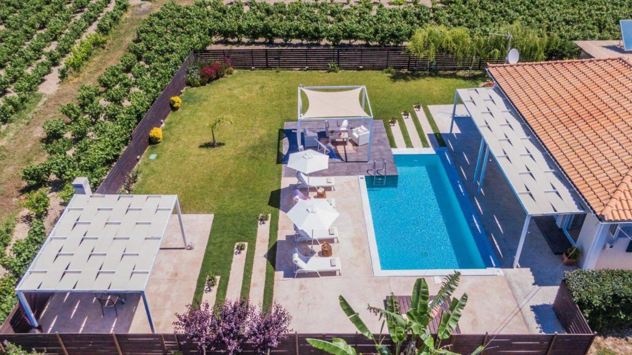 Madini Luxury Villa With Private Heated Pool Vanato Exteriör bild